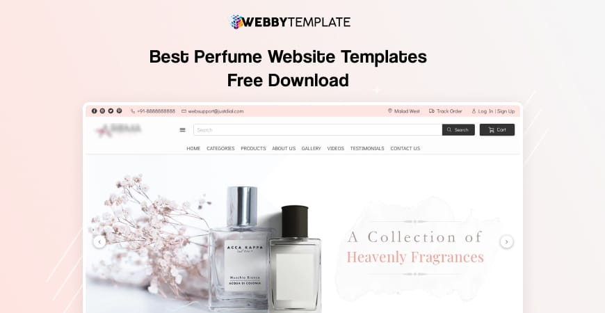 10+ Best Perfume Website Templates Free Download in 2025