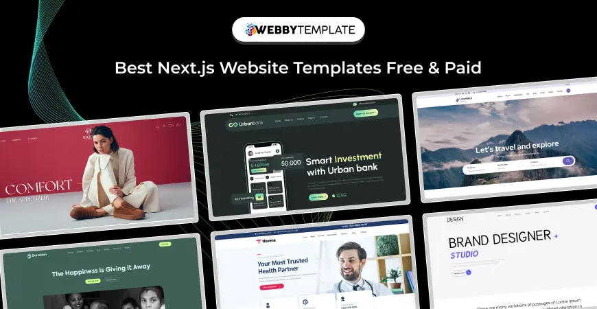 8 Best Next.js Website Templates Free & Paid (2025)