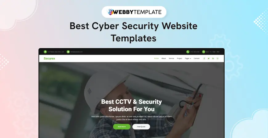 Best Cyber Security Website Templates of 2025 (Paid + Free)