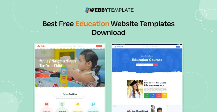 12+ Best Free Education Website Templates Download (Responsive)