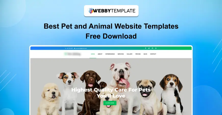 10+ Best Pet and Animal Website Templates Free Download (2025)