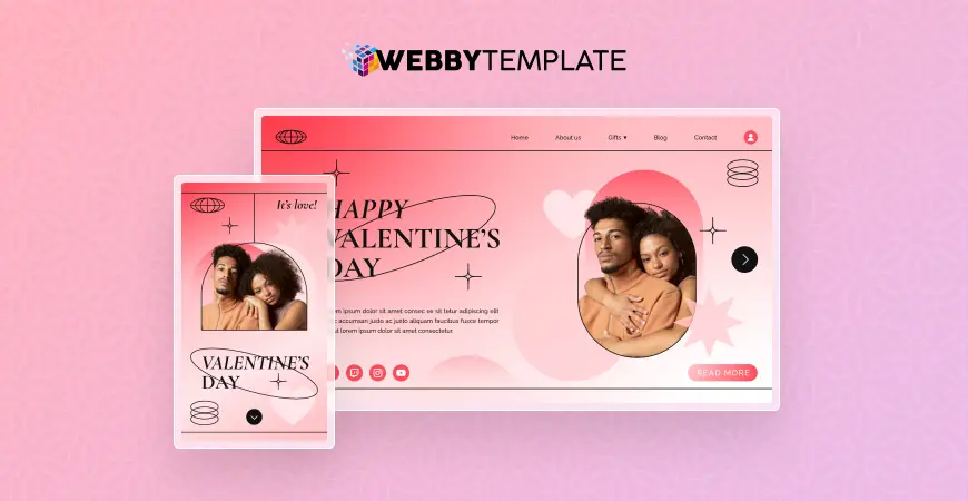 Romantic Love Website Templates: Perfect Designs to Celebrate Your Love Story